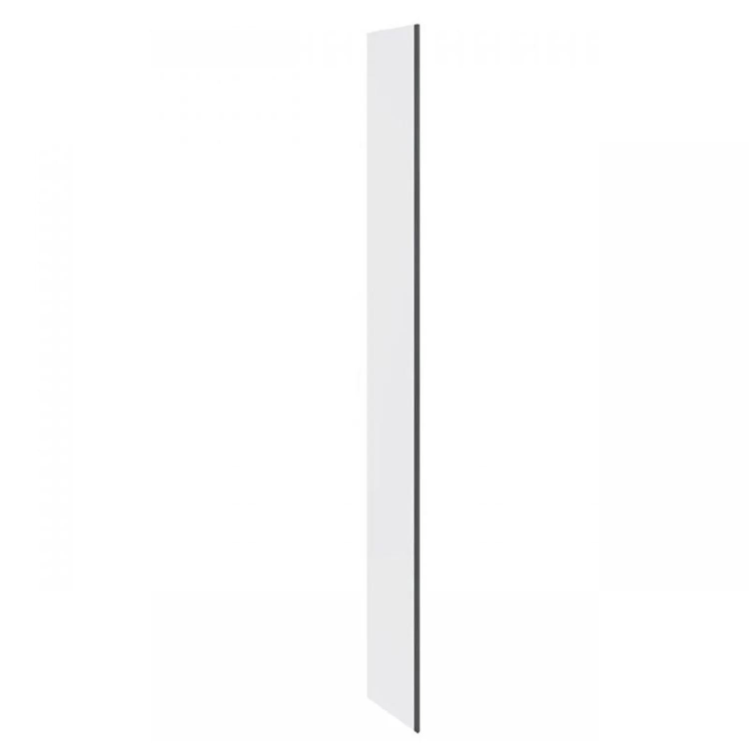 RAK Feeling Fixed Return Panel 2000mm High x 250mm Wide - Black