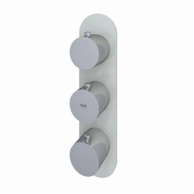 RAK Feeling Thermostatic Round Dual Outlet Concealed Shower Valve - Image 5