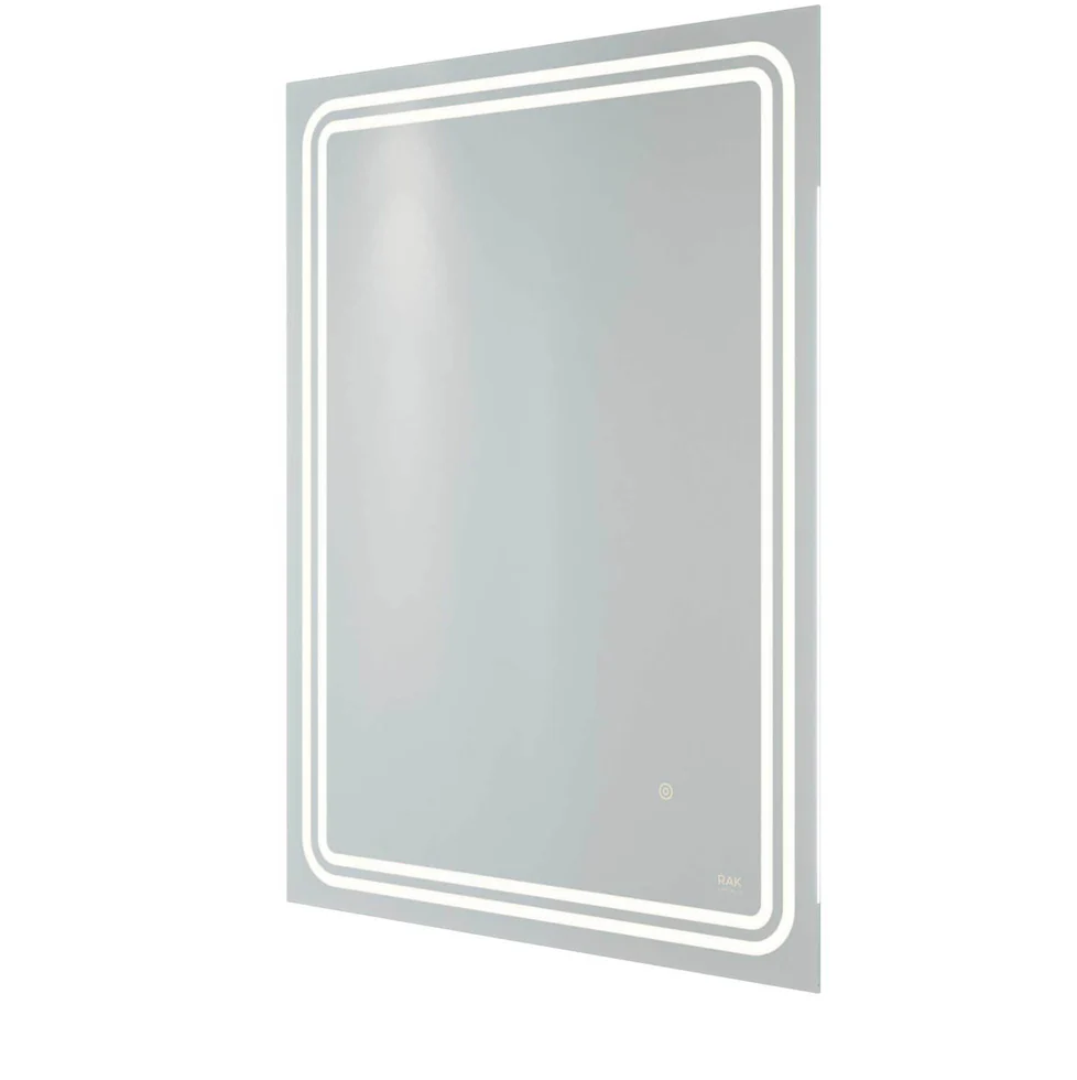 RAK Pluto LED Illuminated Mirror with Demister - 600 x 800mm - Image 2