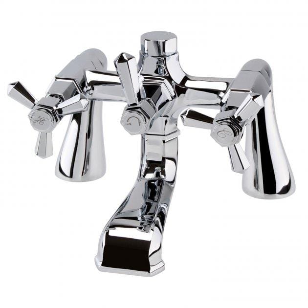 RAK Washington Traditional Deck Mounted Bath Filler Tap