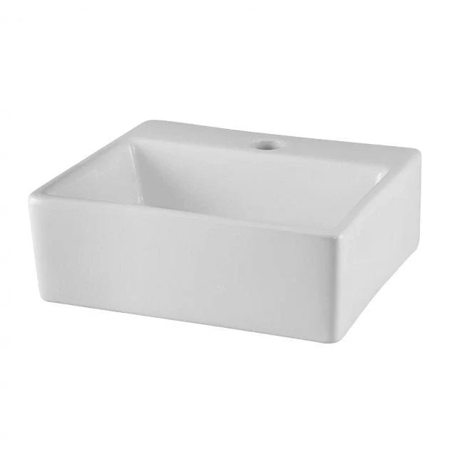 Rectangular Countertop Basin 335mm Wide