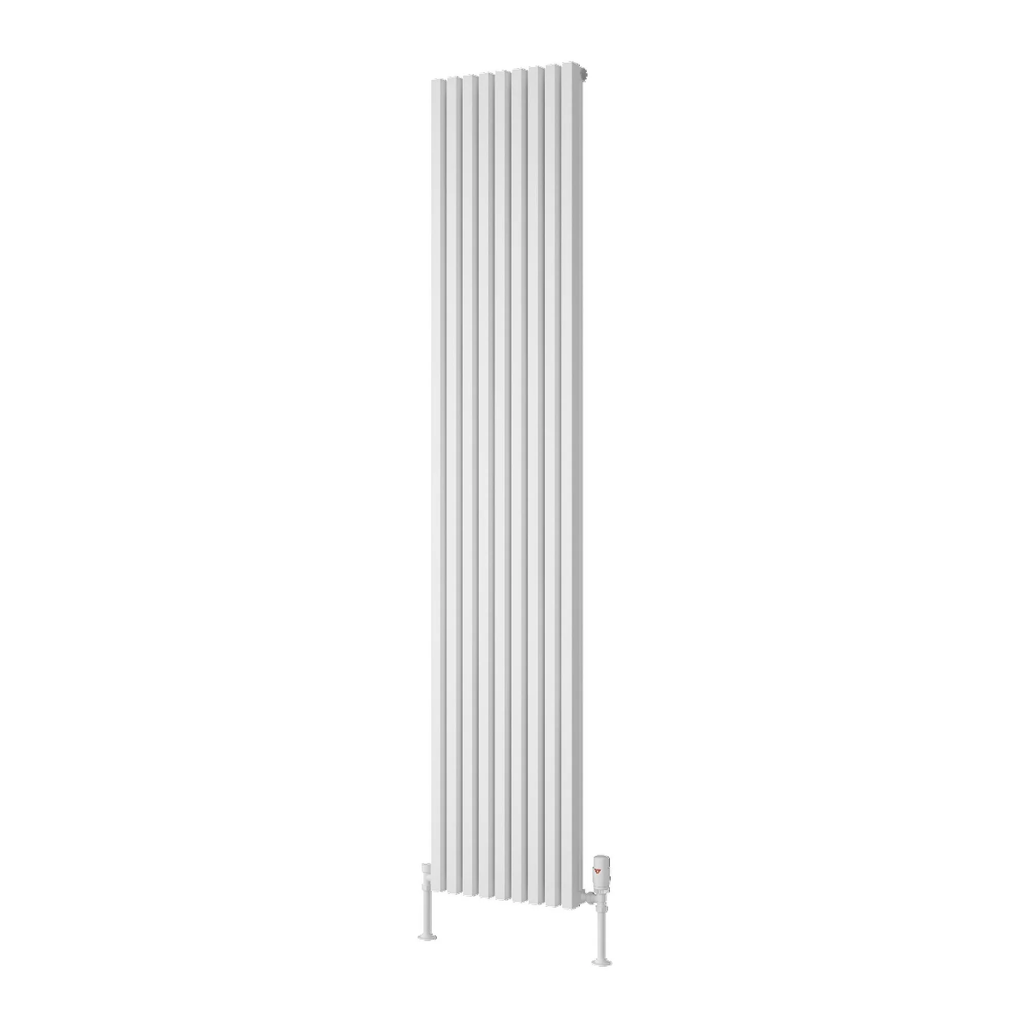 Reina Albano Vertical Aluminium Radiator - 1800 x 350mm - White