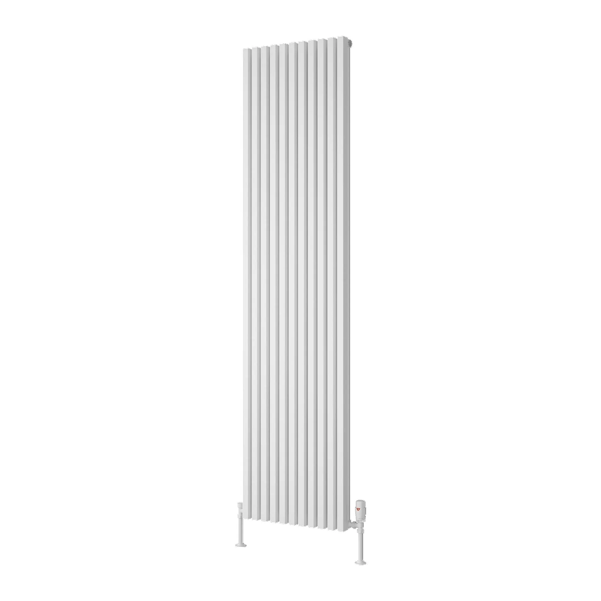 Reina Albano Vertical Aluminium Radiator - 1800 x 430mm - White