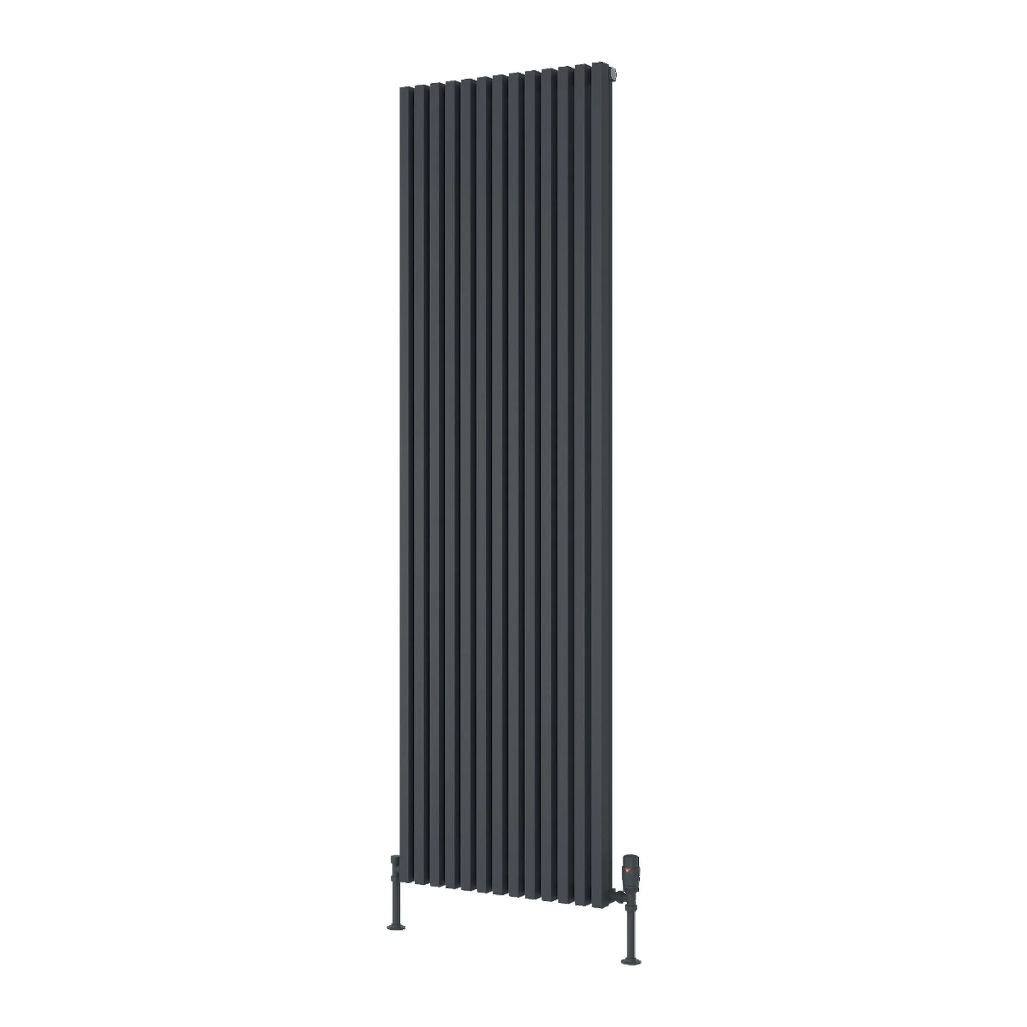 Reina Albano Vertical Aluminium Radiator - 1800 x 510mm - Anthracite