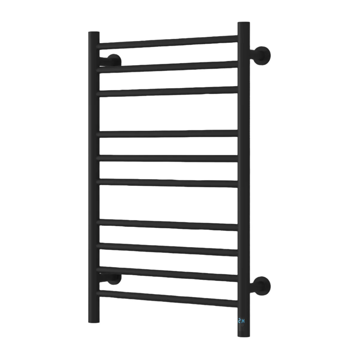 Reina Arnage Vertical Dry Electric Heated Towel Rail - 800 x 500mm - Black