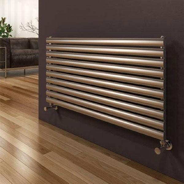 Reina Artena Single Steel Radiator 590 x 800 - Brushed