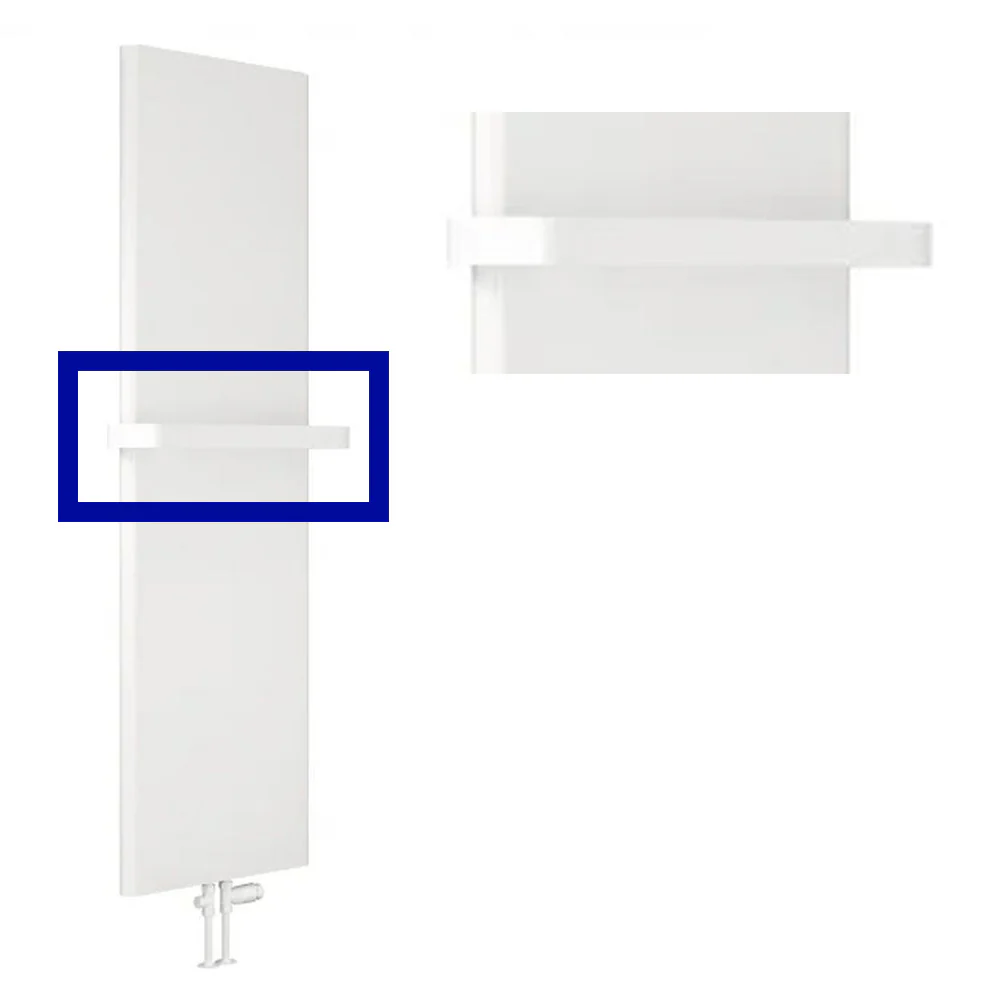 Reina Borda Designer Radiator Towel Bar - 540mm - White