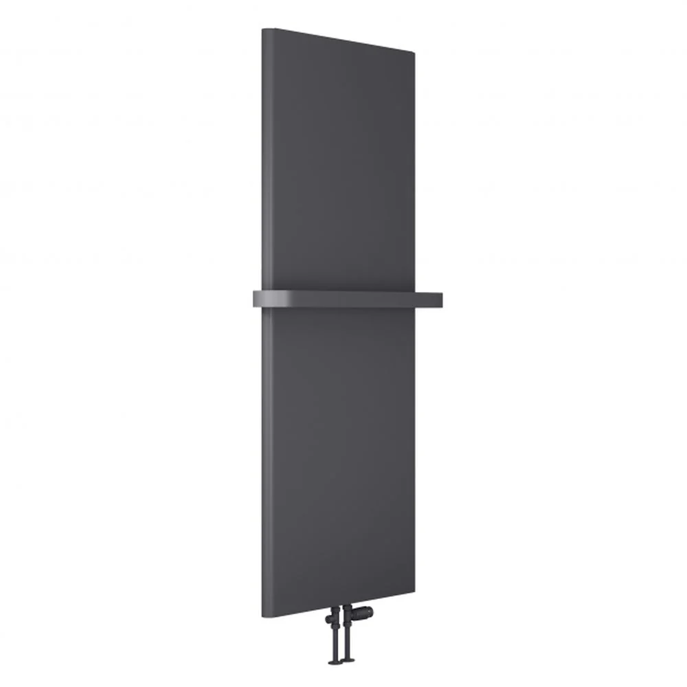 Reina Borda Vertical Designer Radiator - 1800 x 640mm - Anthracite Texture