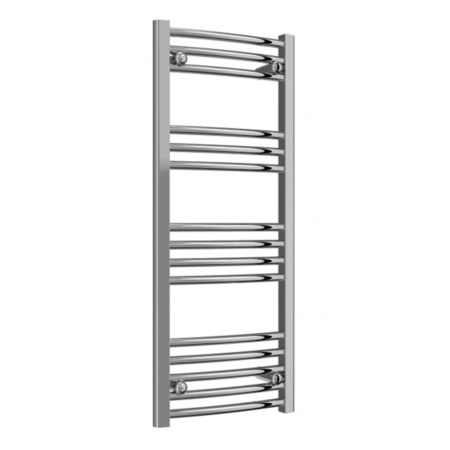 Reina Capo Vertical Curved Towel Rail - 1000 x 400mm Chrome