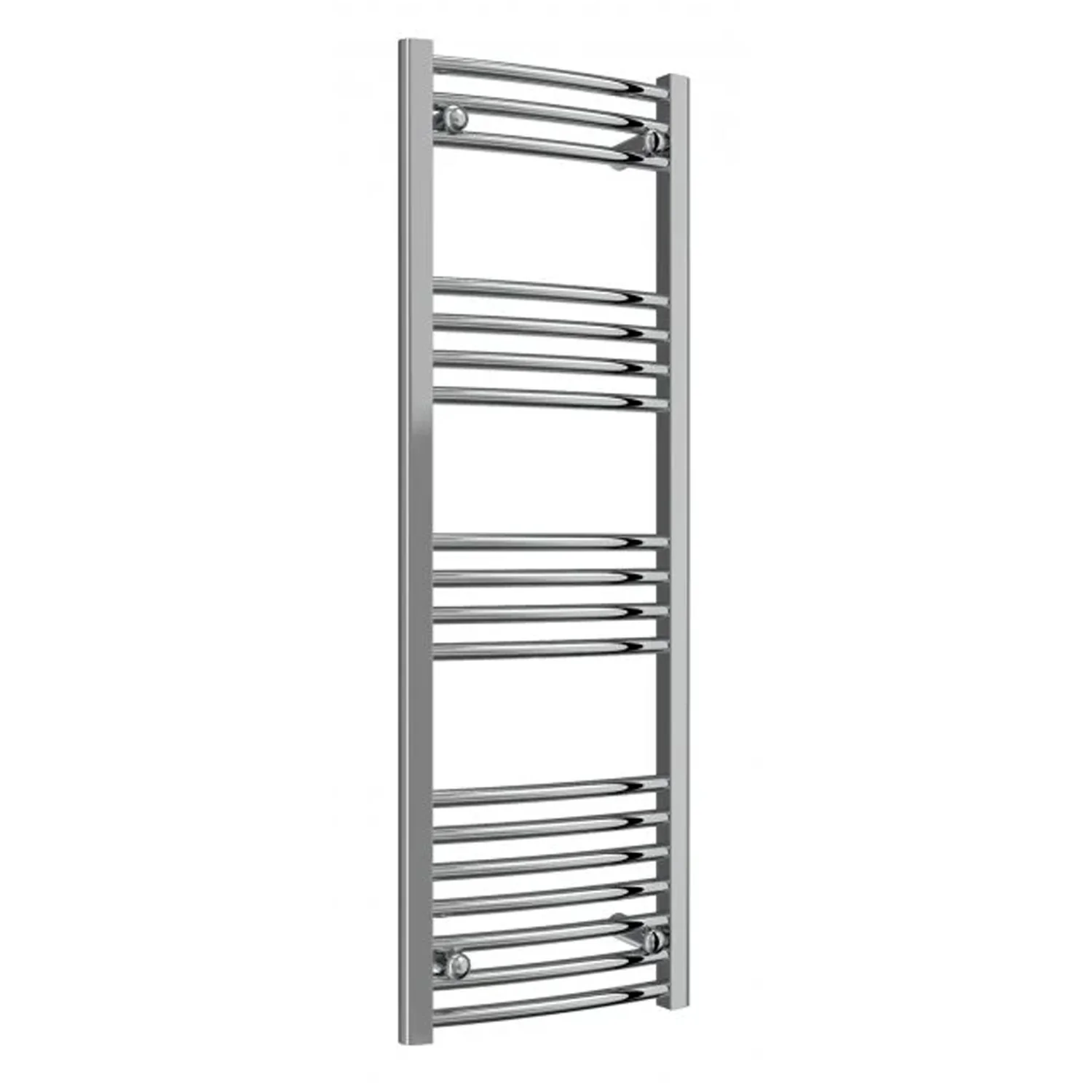 Reina Capo Vertical Curved Towel Rail - 1200 x 400mm Chrome