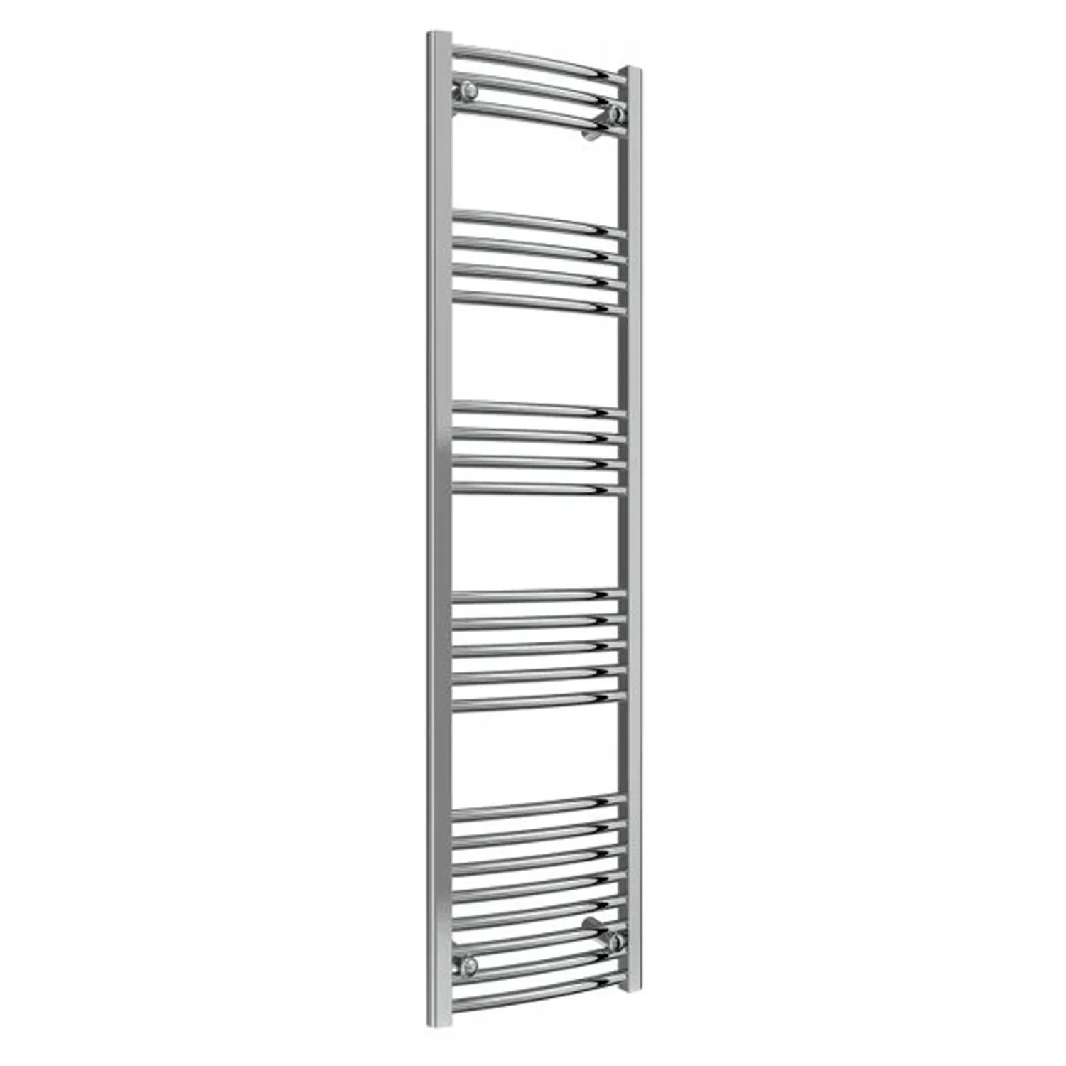 Reina Capo Vertical Curved Towel Rail - 1600 x 400mm Chrome