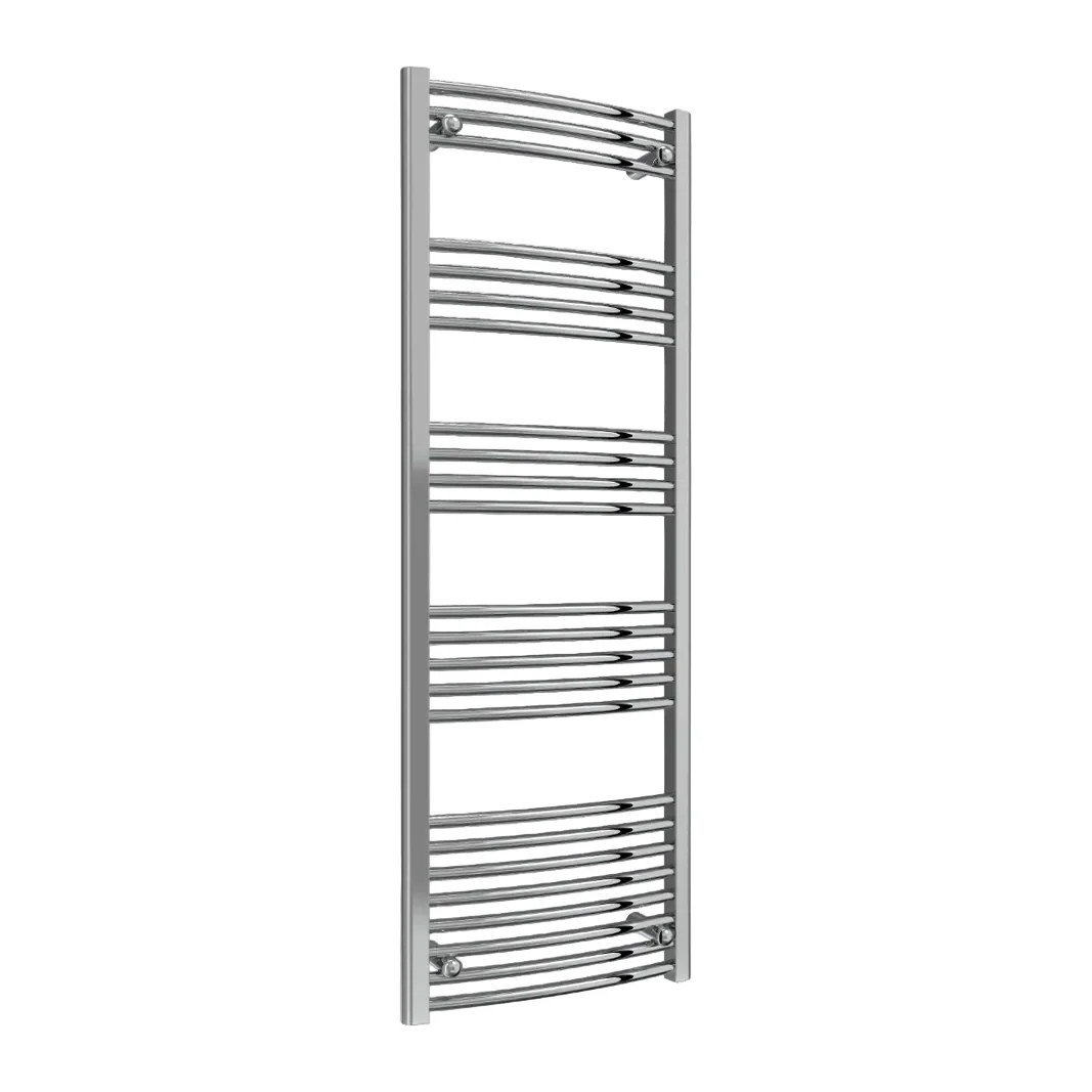 Reina Capo Vertical Curved Electric Towel Rail - 1600 x 500mm - Chrome