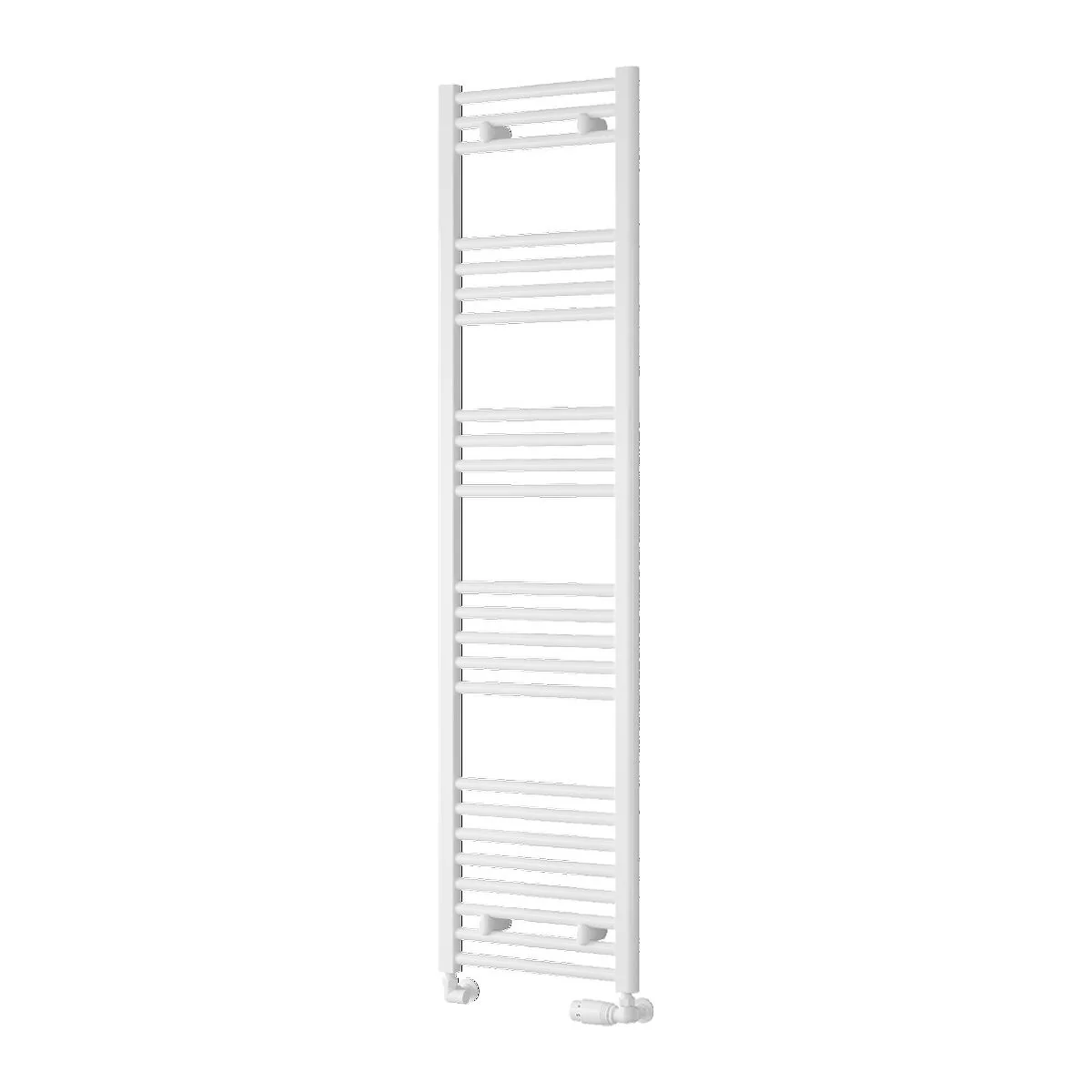 Reina Capo Vertical Flat Straight Heated Towel Rail - 1600 x 400mm - White