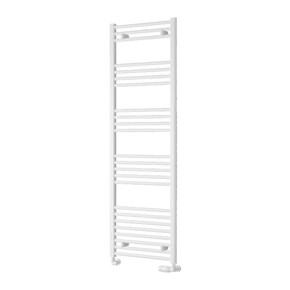 Reina Capo Vertical Flat Straight Heated Towel Rail - 1600 x 500mm - White