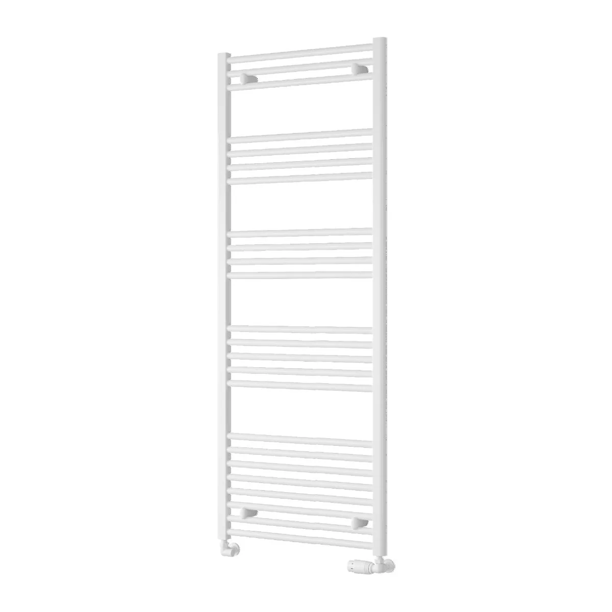 Reina Capo Vertical Flat Straight Heated Towel Rail - 1600 x 600mm - White