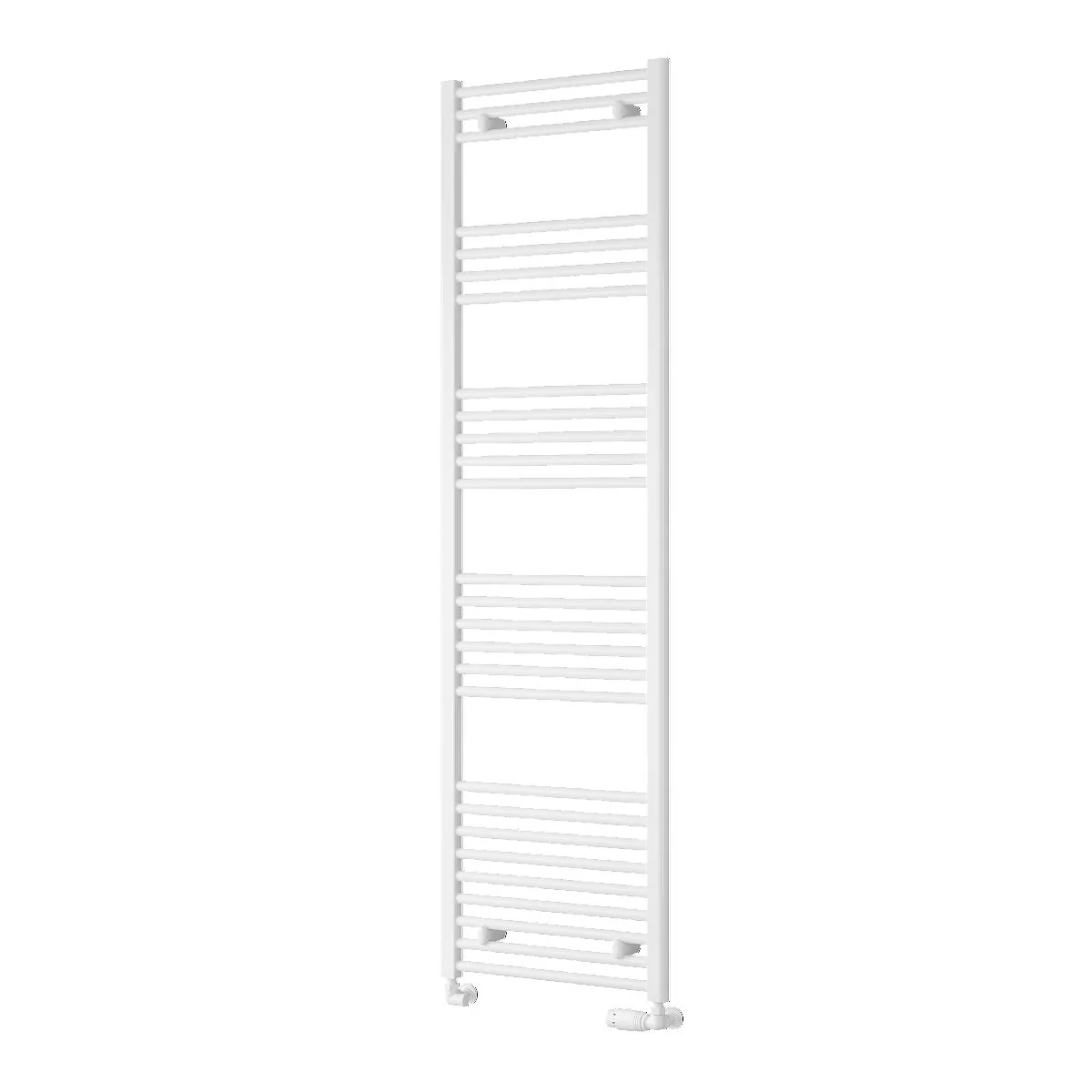Reina Capo Vertical Flat Straight Heated Towel Rail - 1800 x 500mm - White