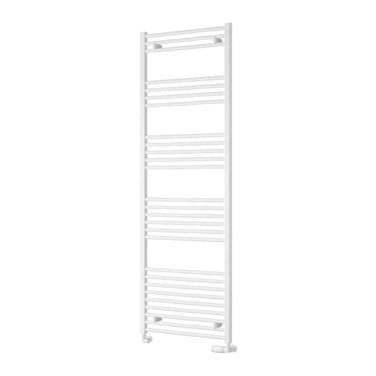 Reina Capo Vertical Flat Straight Heated Towel Rail - 1800 x 600mm - White