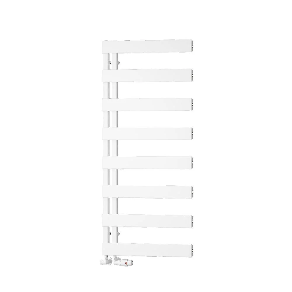Reina Carpena Aluminium Towel Rail - 1190 x 500mm - White