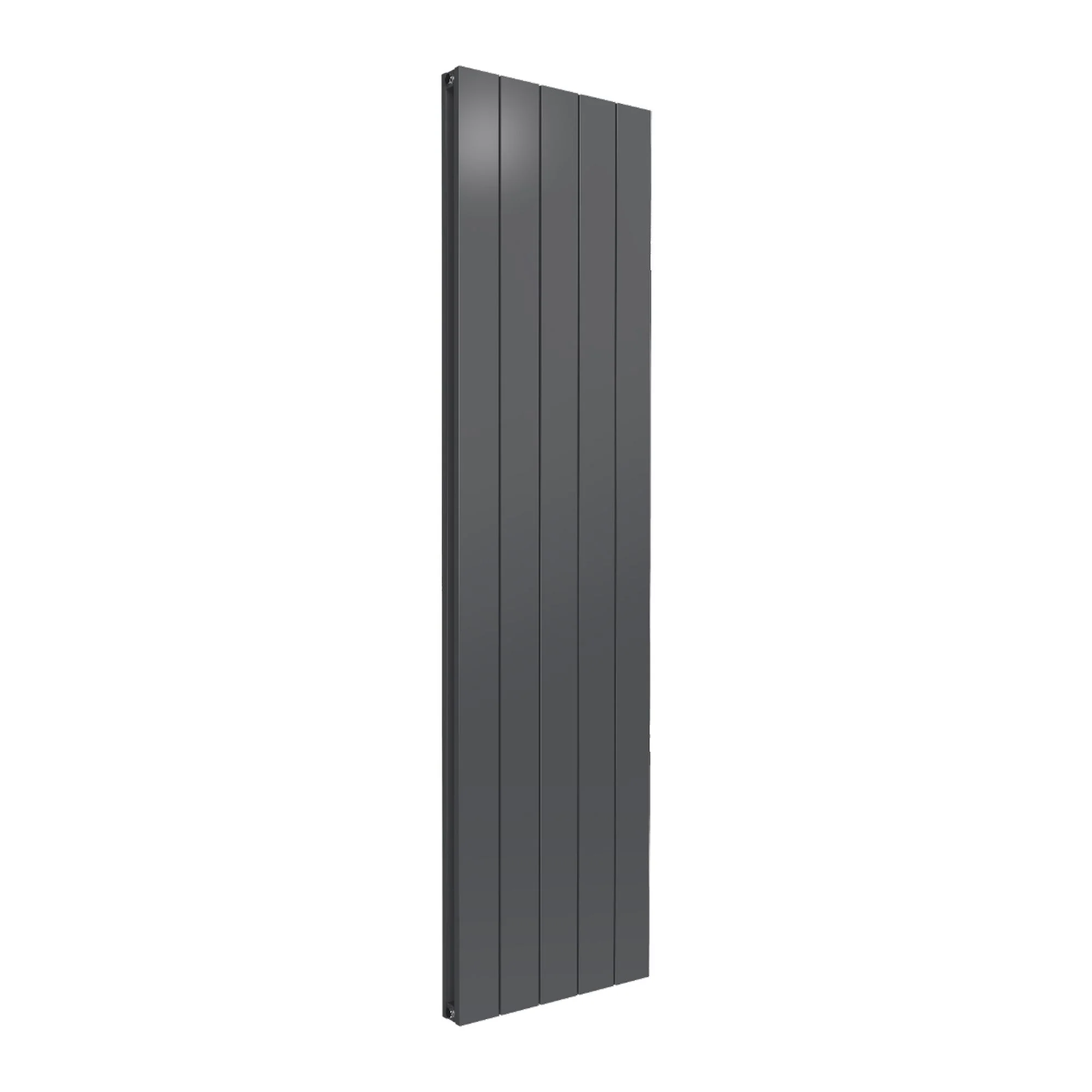 Reina Casina Vertical Aluminium Radiator - Double / 1800 x 470mm - Anthracite