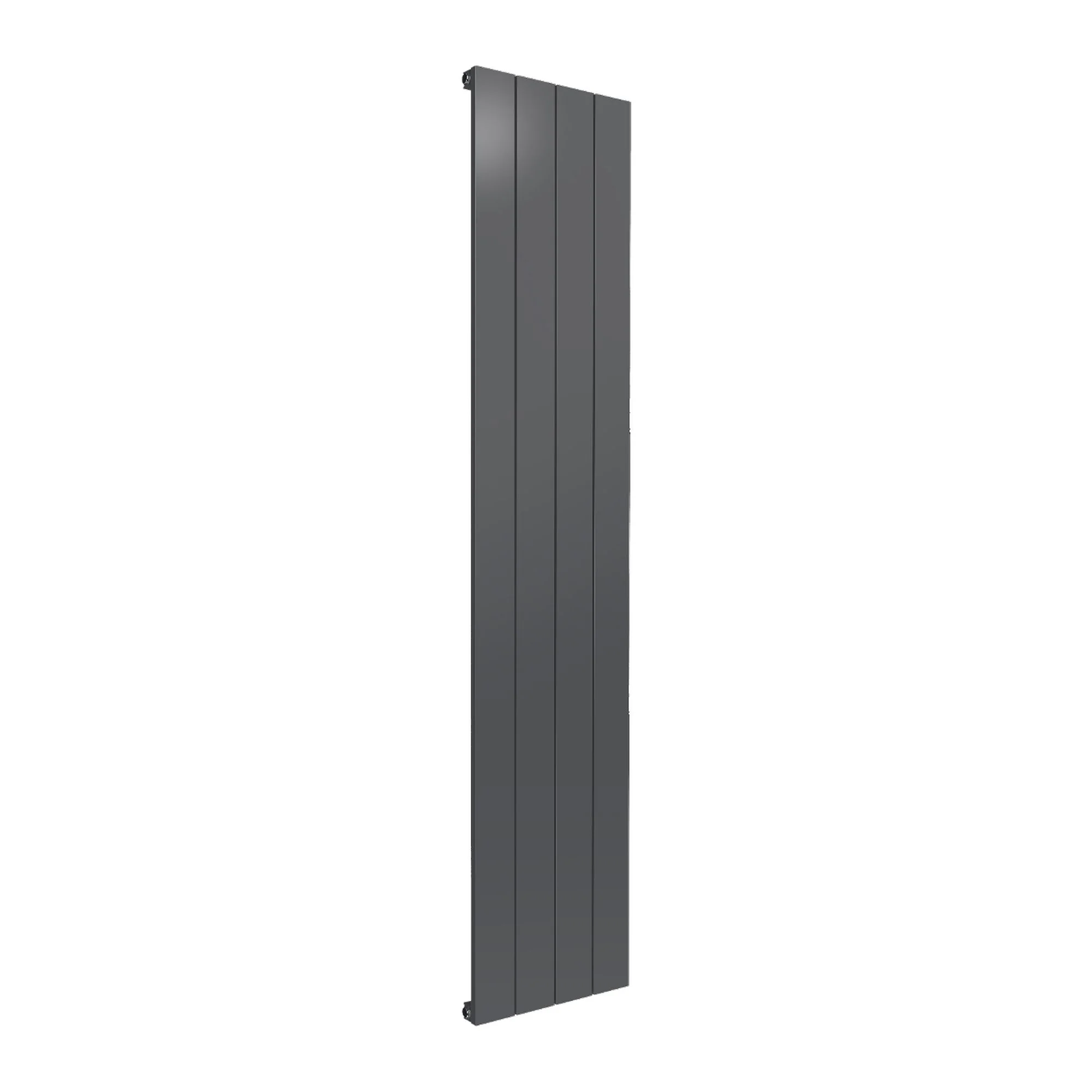 Reina Casina Vertical Aluminium Radiator - Single / 1800 x 375mm - Anthracite