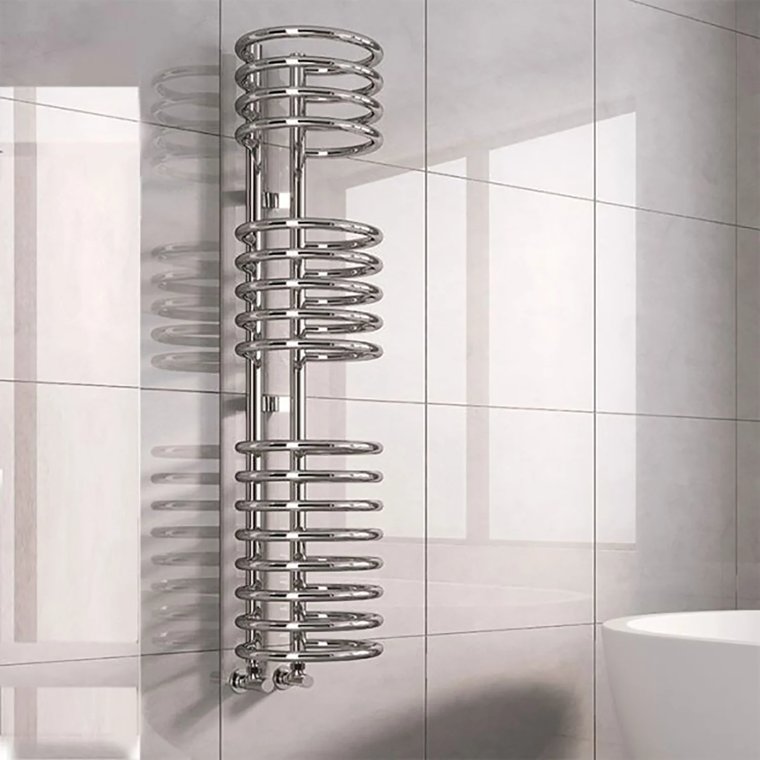 Reina Claro Designer Heated Towel Rail 1600 x 300 - Image 2