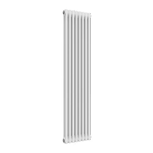 Reina Colona Traditional Column Radiator - 1500 x 380mm (Double) - White