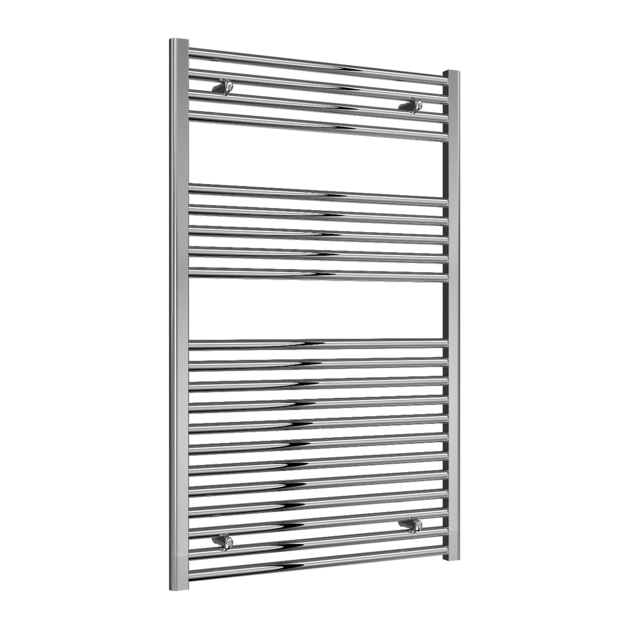 Reina Diva Vertical Flat Heated Towel Rail - Chrome - 1200 x 750mm