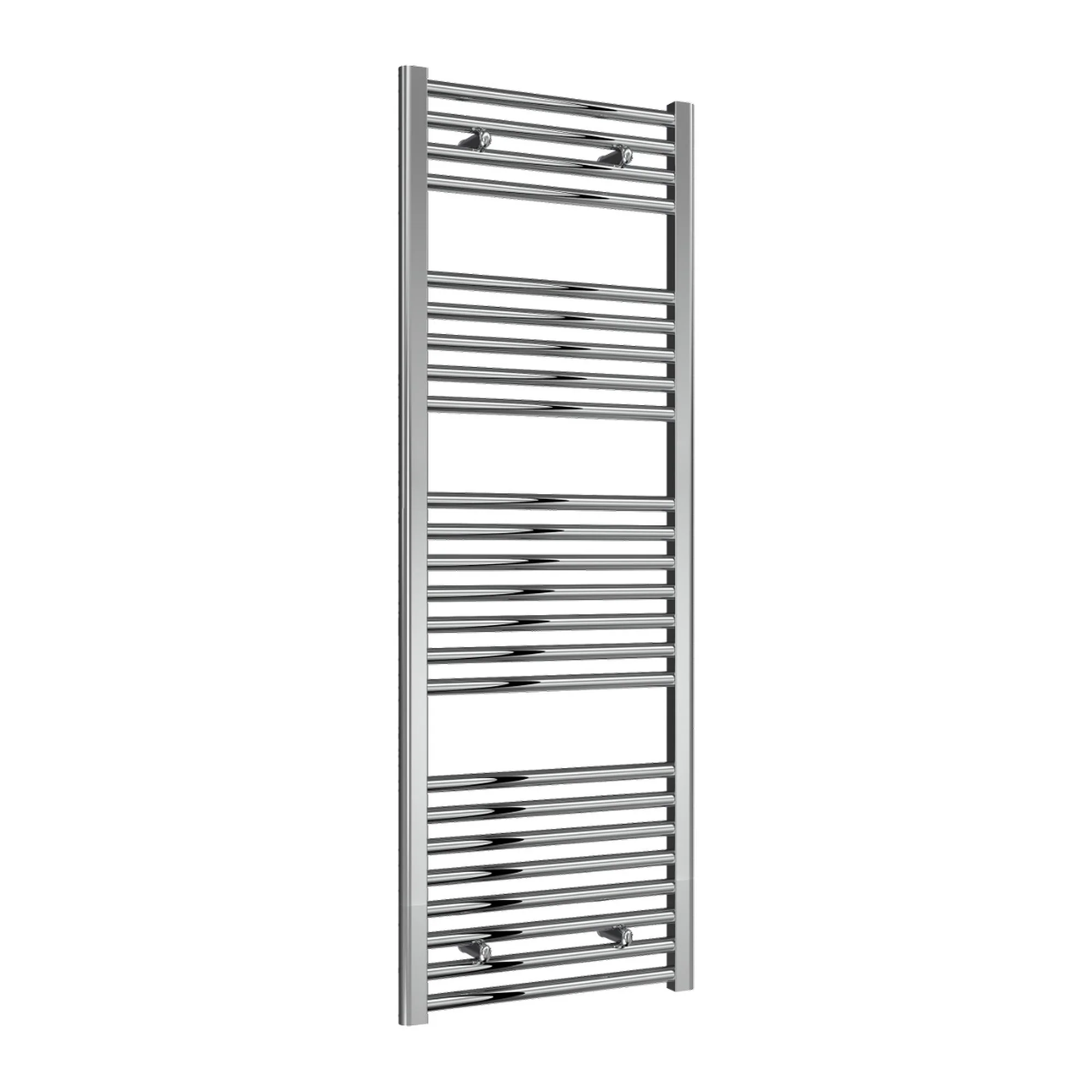 Reina Diva Vertical Flat Heated Towel Rail - Chrome - 1400 x 500mm