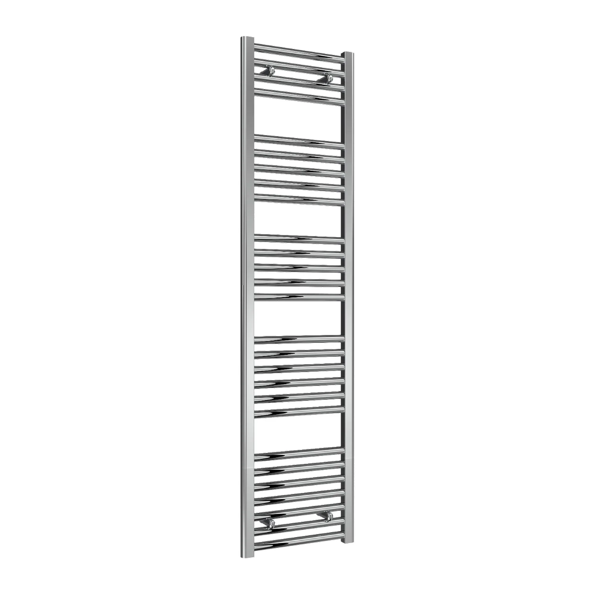 Reina Diva Vertical Flat Heated Towel Rail - Chrome - 1600 x 400mm