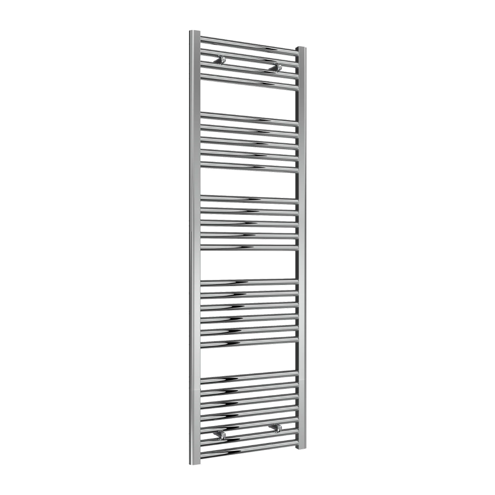Reina Diva Vertical Flat Heated Towel Rail - Chrome - 1600 x 500mm