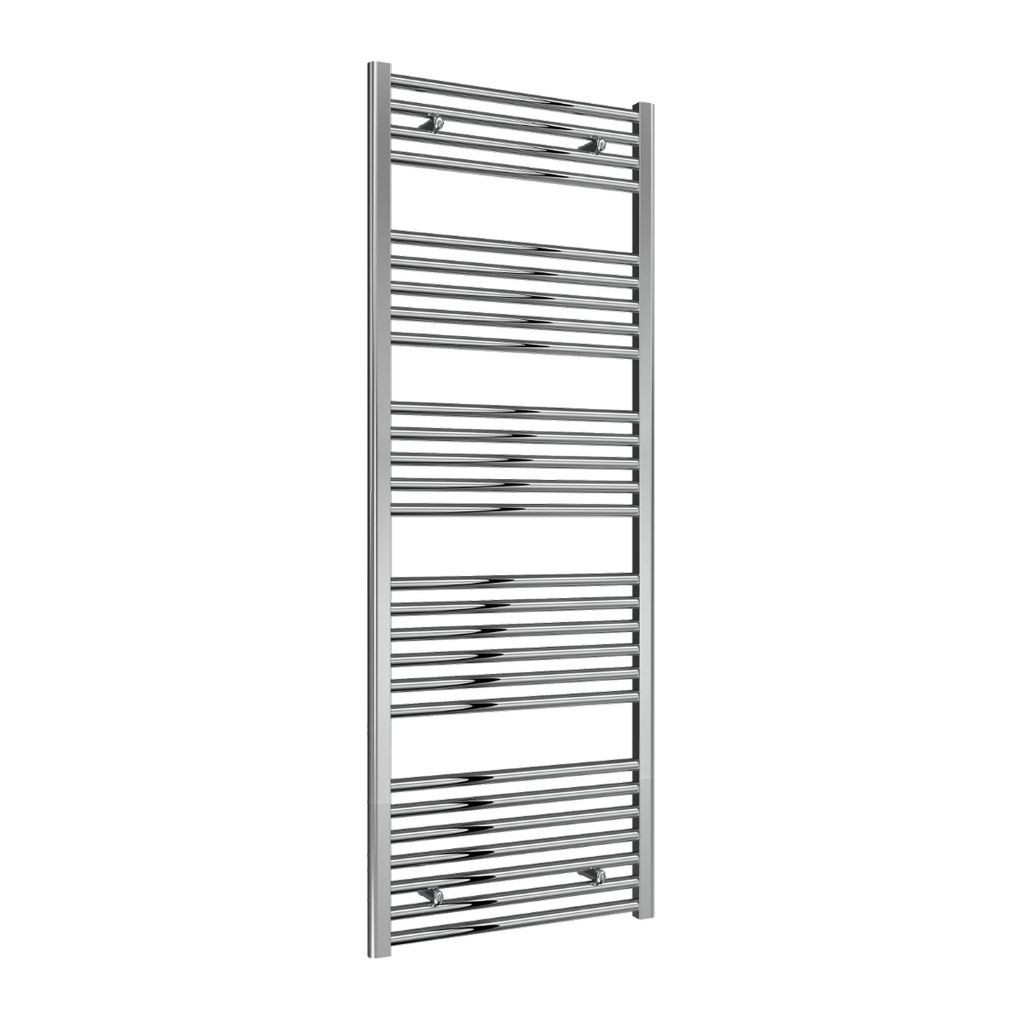 Reina Diva Vertical Flat Heated Towel Rail - Chrome - 1600 x 600mm