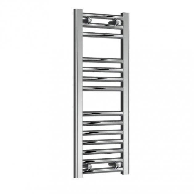 Reina Diva 800 x 300mm Electric Straight Chrome Heated Towel Rail