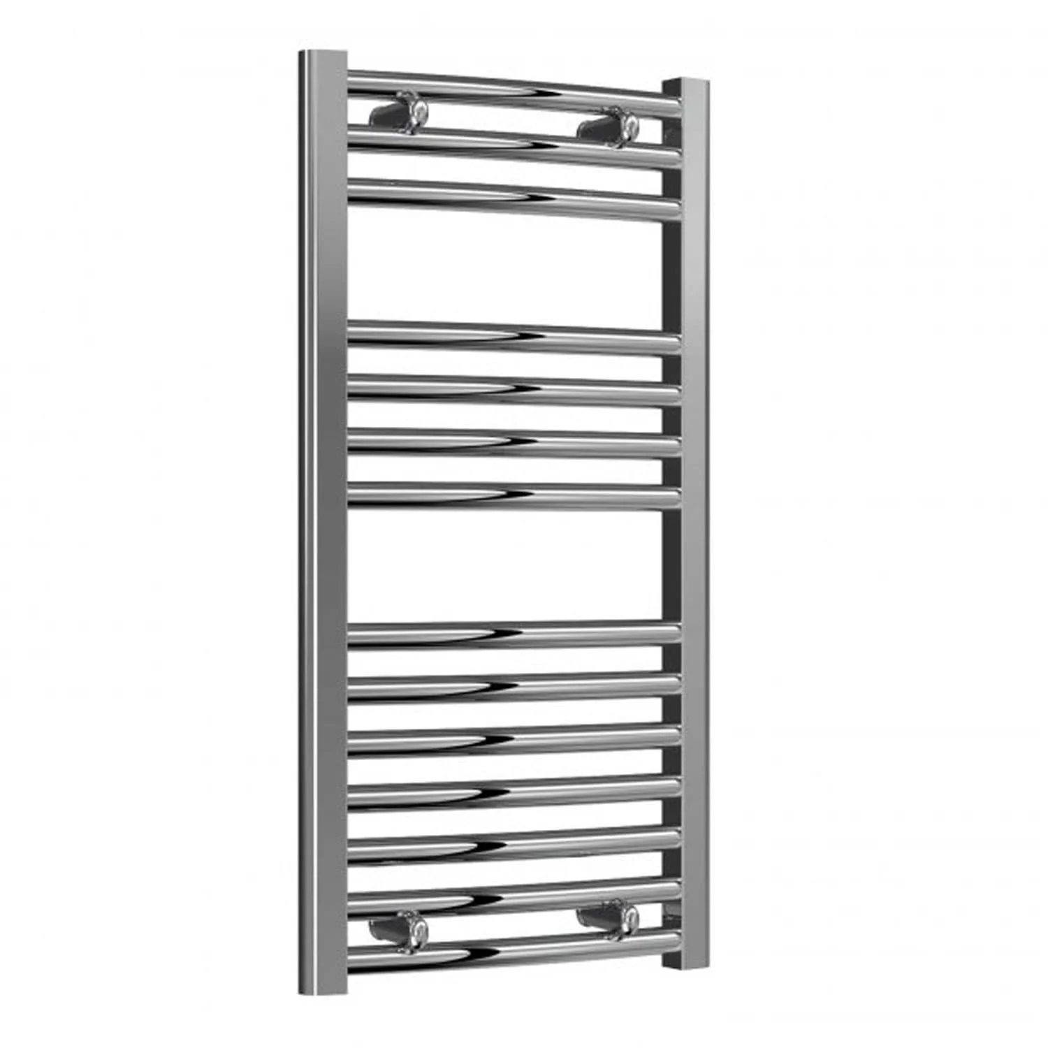 Reina Diva 800 x 400mm Electric Curved Chrome Heated Towel Rail