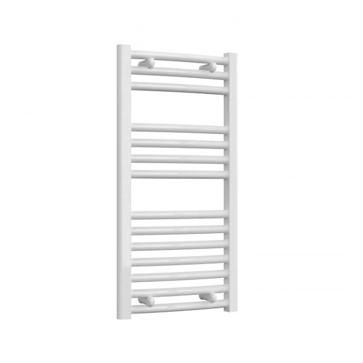 Reina Diva 800 x 400mm Electric Curved White Heated Towel Rail