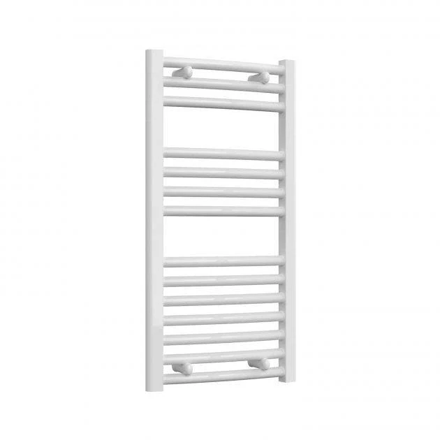 Reina Diva 800 x 400mm Electric Straight White Heated Towel Rail