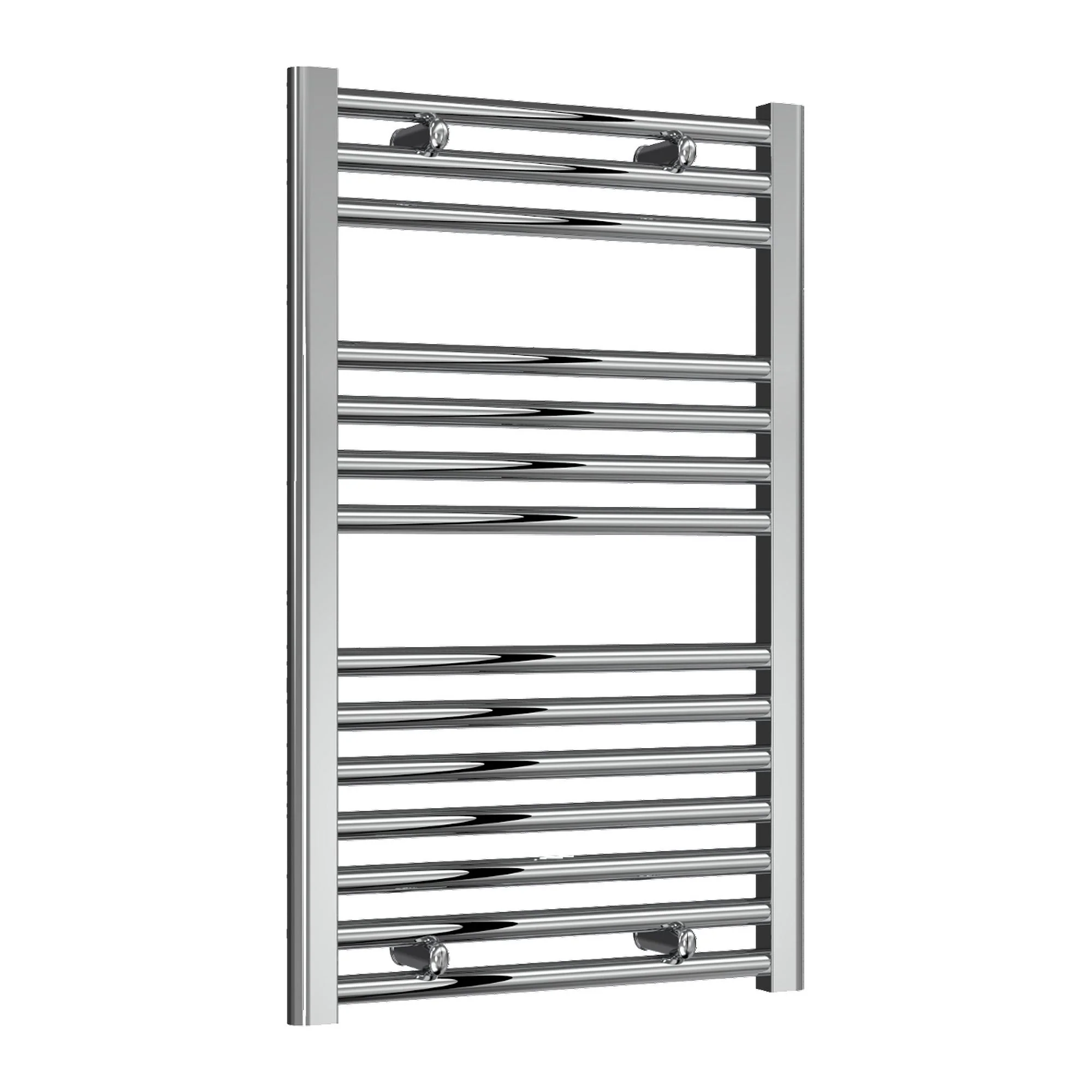 Reina Diva Vertical Flat Heated Towel Rail - Chrome - 800 x 500mm