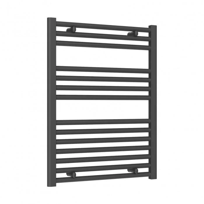 Reina Diva 800 x 600mm Electric Straight Anthracite Heated Towel Rail