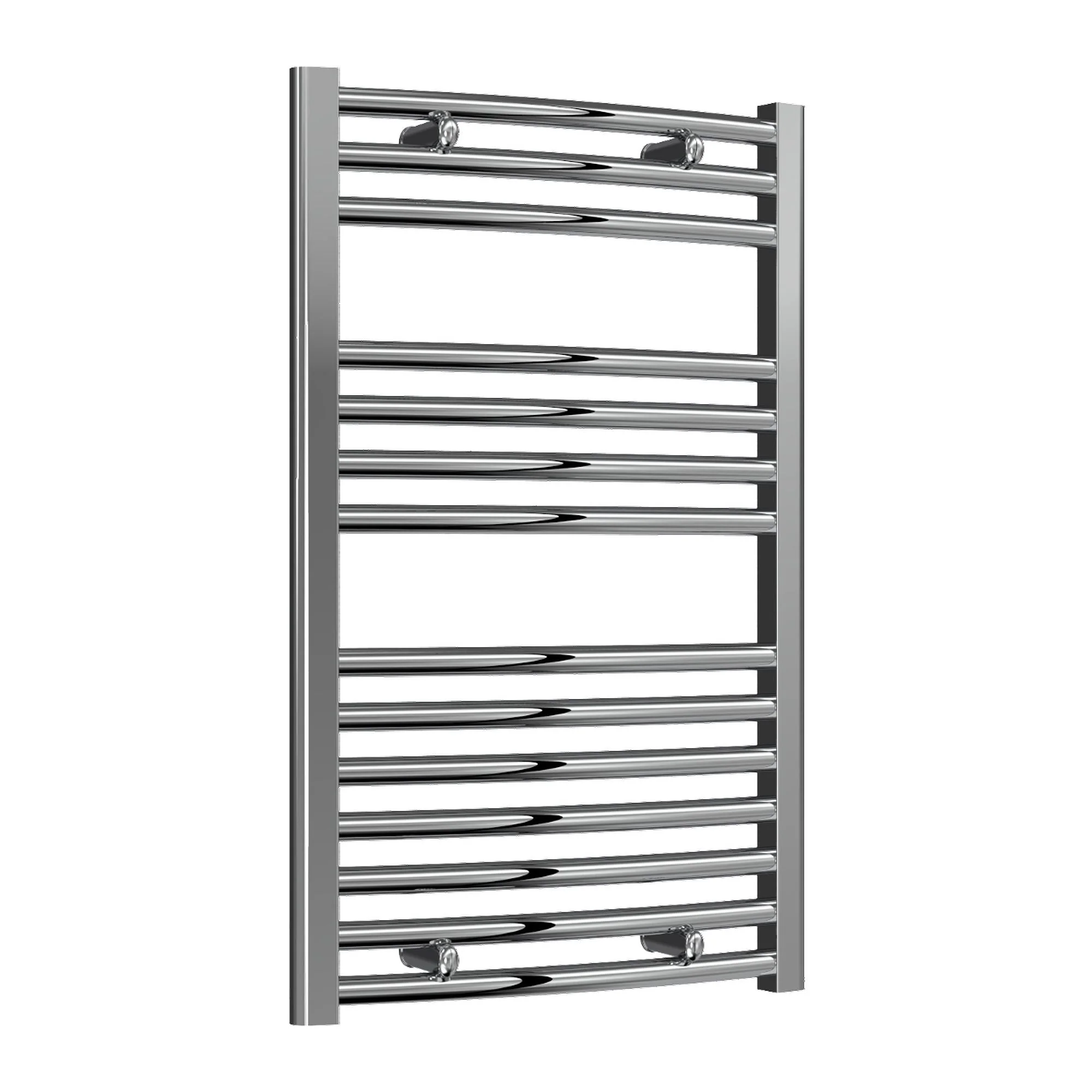 Reina Diva Vertical Curved Electric Towel Rail - 800 x 500mm - Chrome