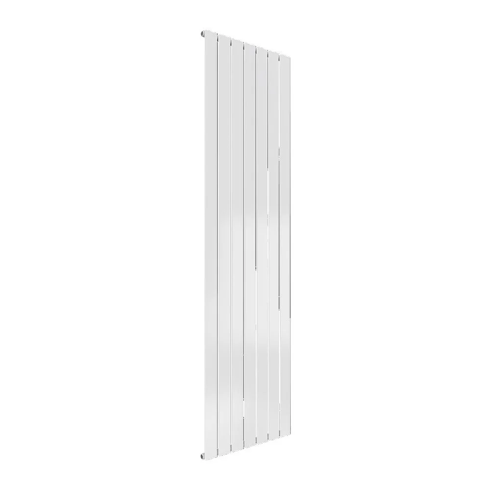 Reina Flat Vertical Mild Steel Single Column Radiator 1800 x 514 - White