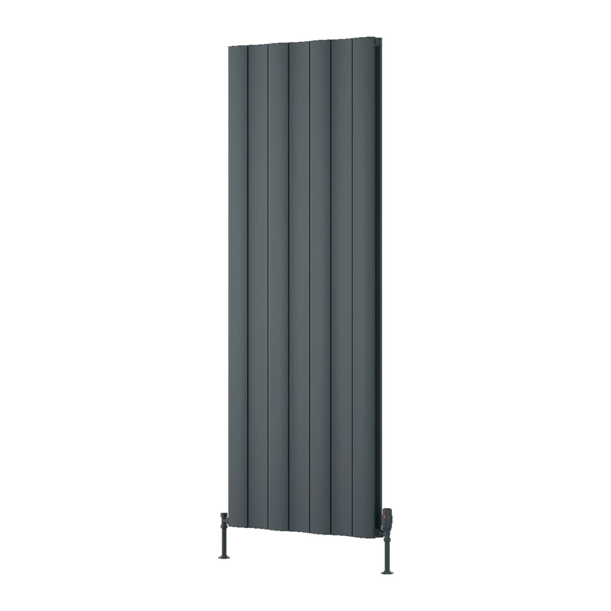 Reina Gio Vertical Aluminium Radiator - Double / 1800 x 660mm - Anthracite
