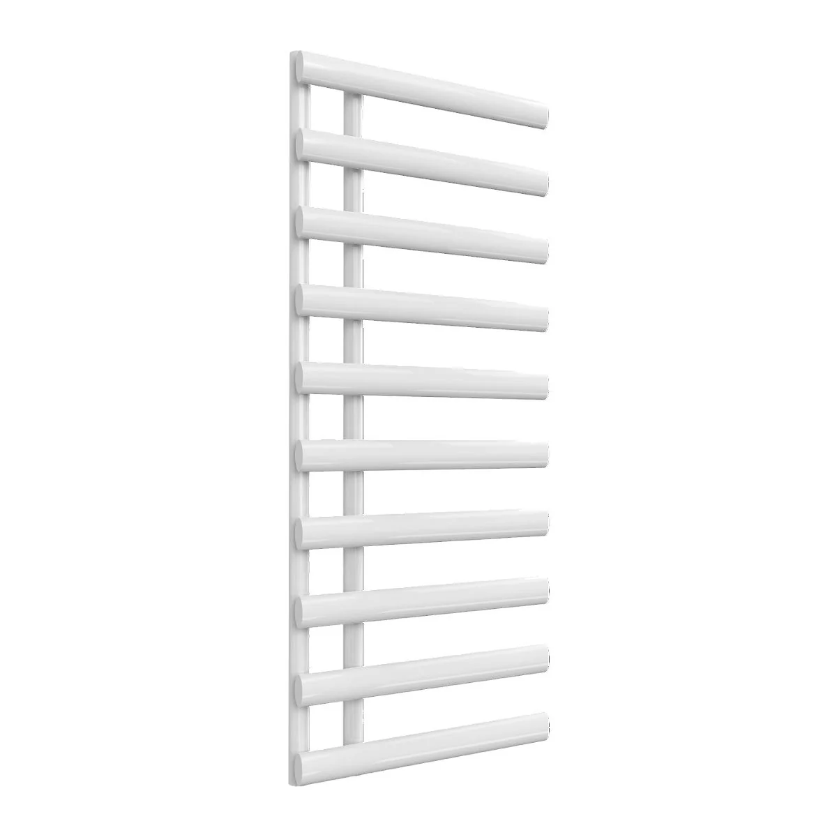 Reina Grace Vertical Steel Heated Towel Rail 1140 x 500 - White