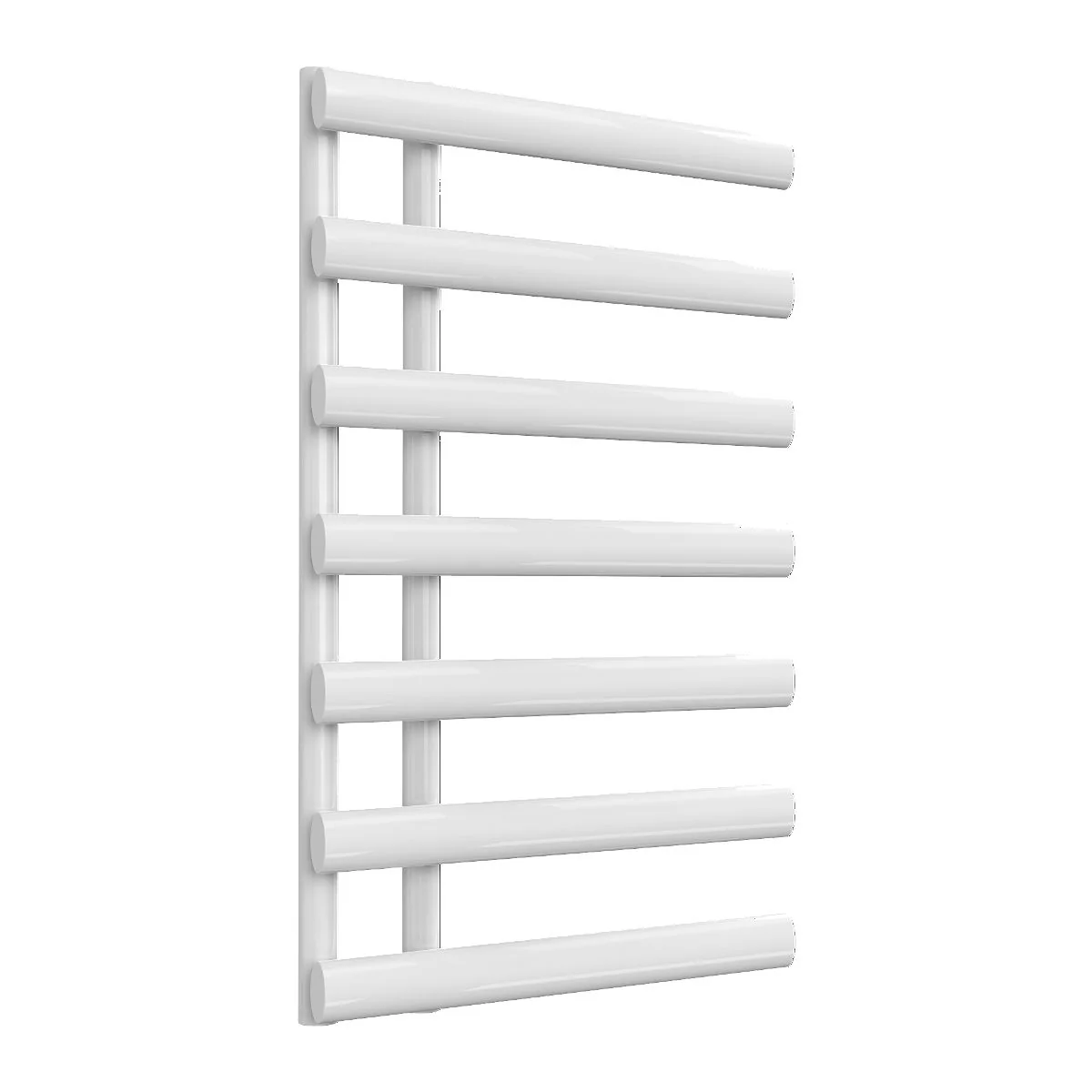 Reina Grace Vertical Steel Heated Towel Rail 780 x 500 - White
