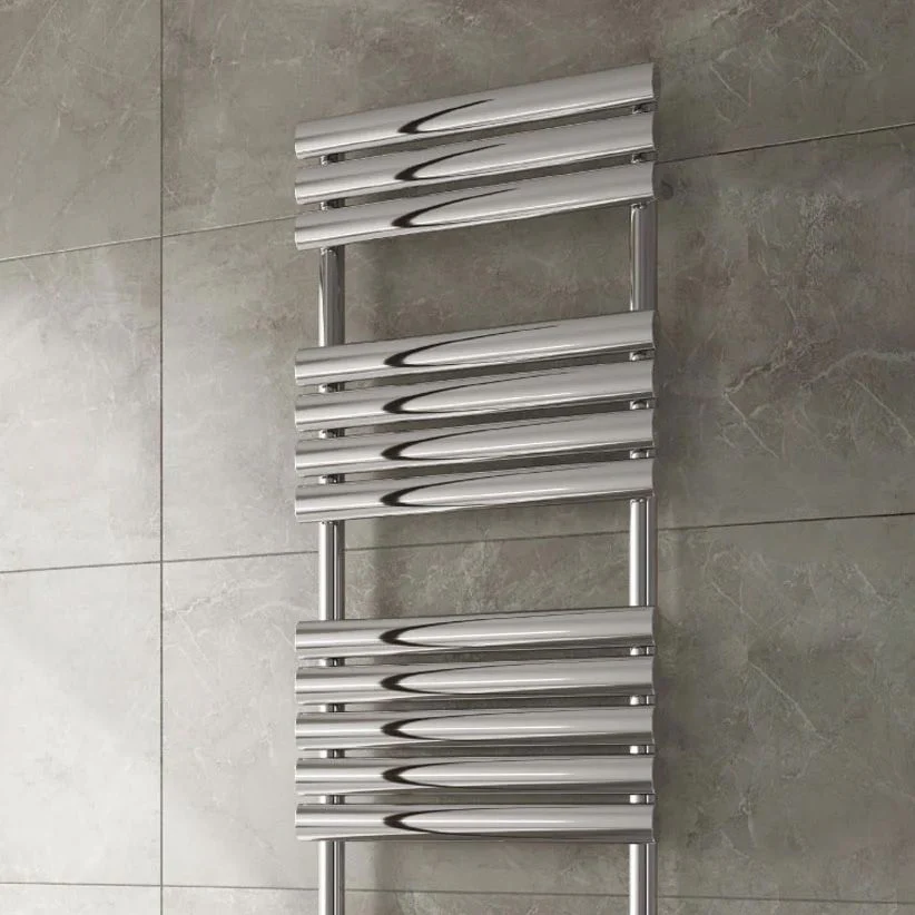 Reina Helin 1120 x 500 Stainless Steel Heated Towel Rail - Image 2