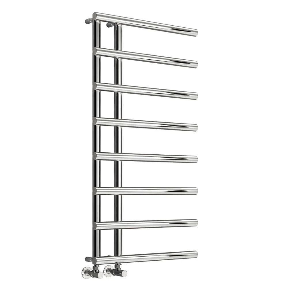 Reina Matera Designer Heated Towel Rail - 998 x 500mm - Chrome - Image 2