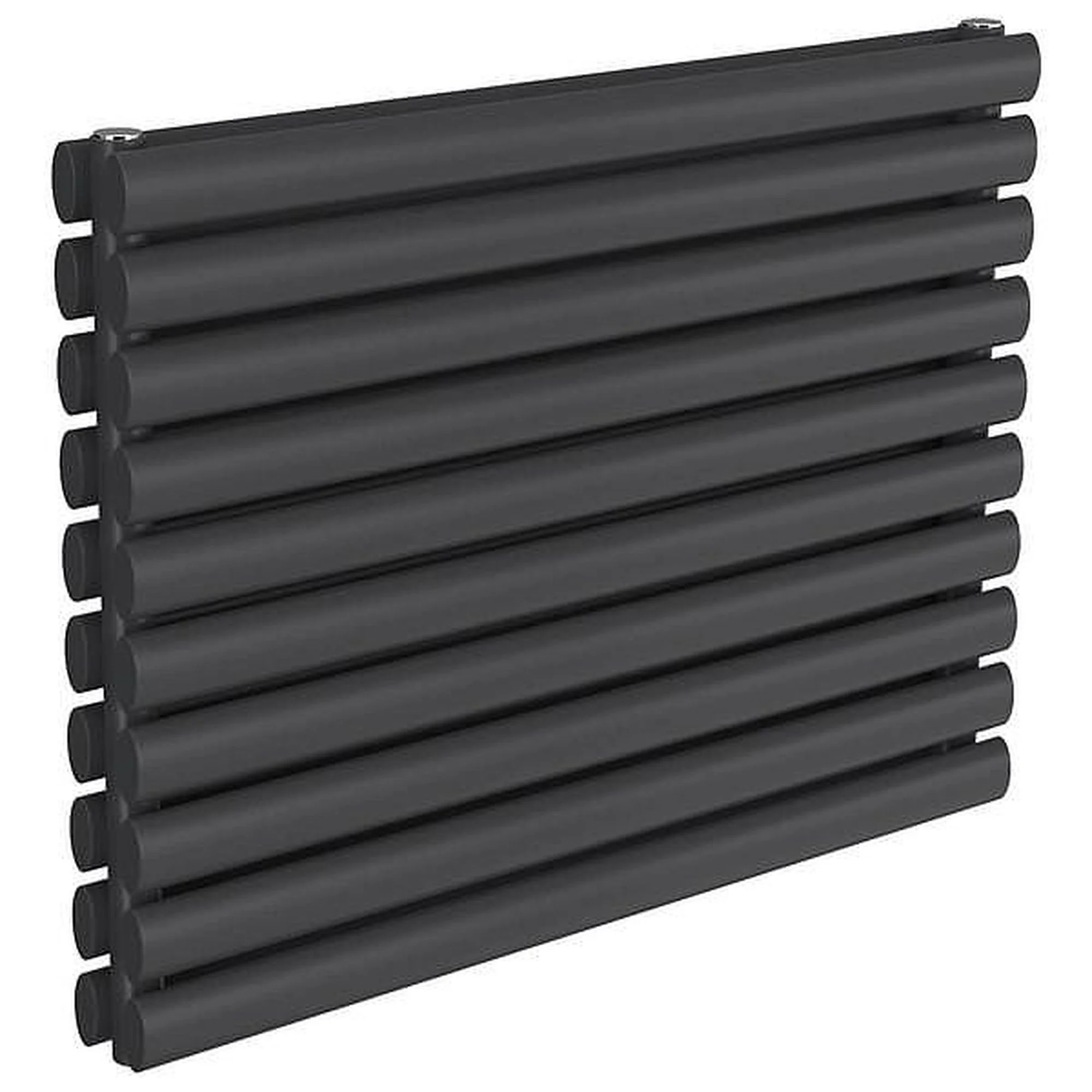 Reina Nevah Double Horizontal Steel Radiator 590 x 800 - Anthracite