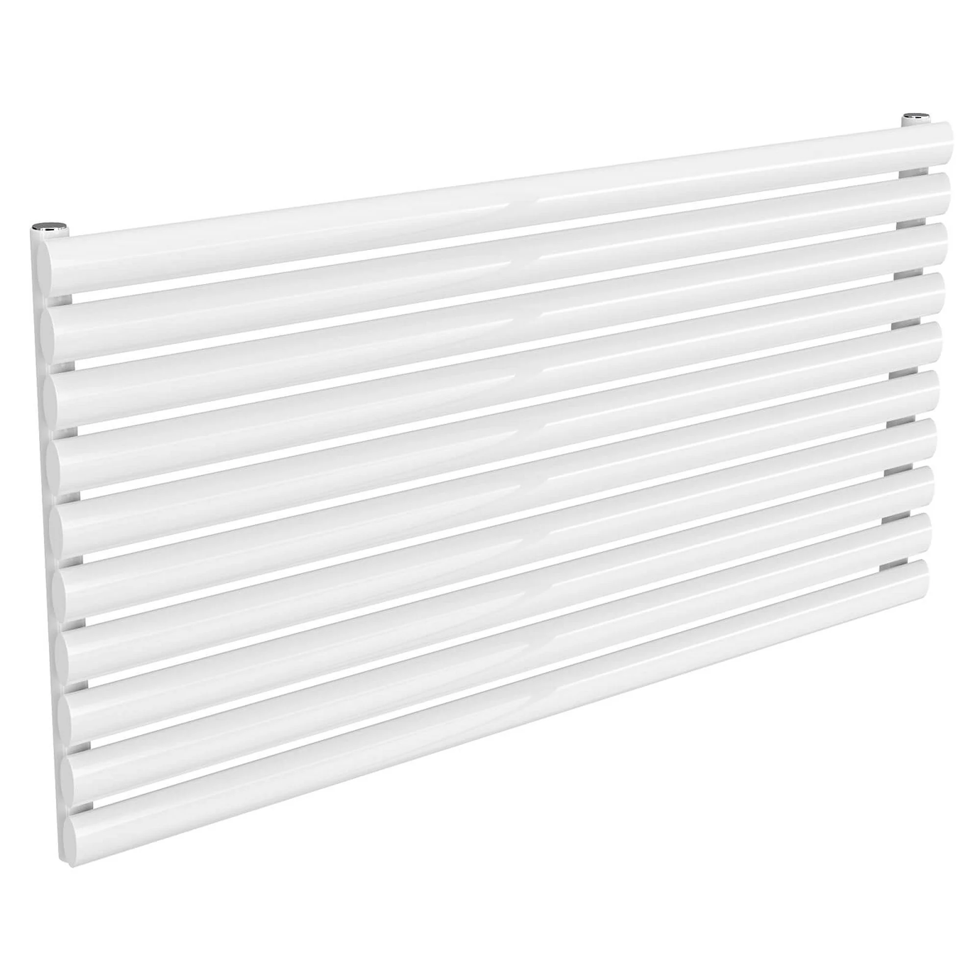 Reina Nevah Single Horizontal Steel Radiator 590 x 1200 - White