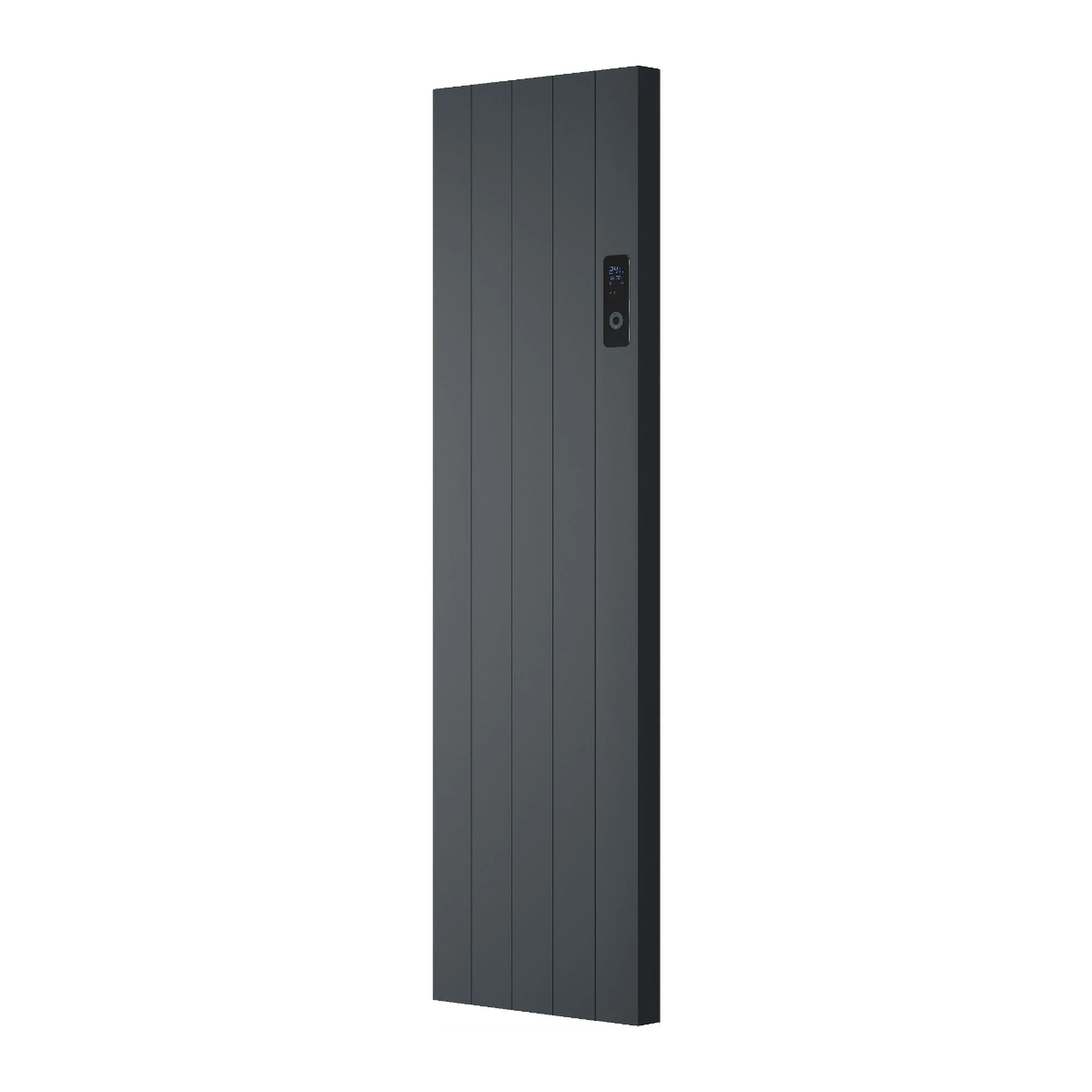 Reina Nika Vertical Designer Electric Radiator - 1600 x 453mm - Anthracite