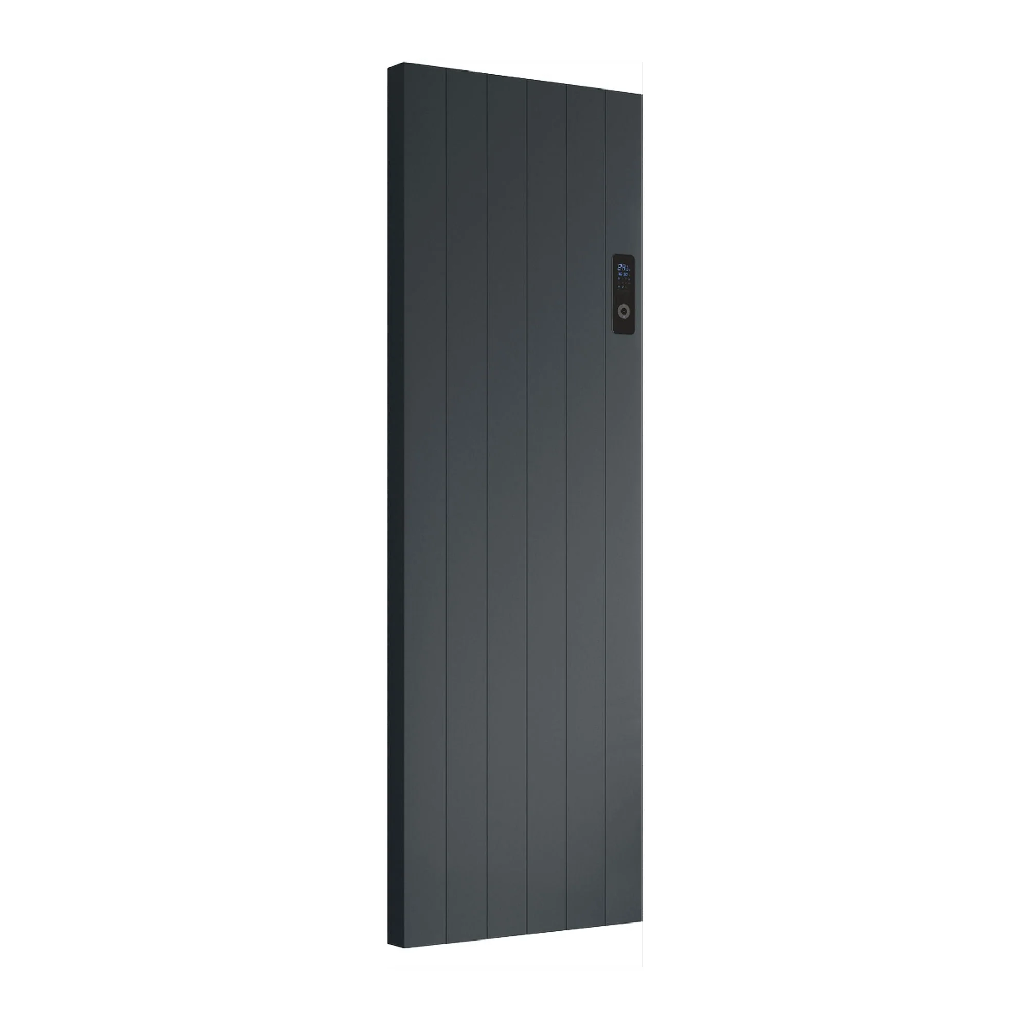 Reina Nika Vertical Designer Electric Radiator - 1600 x 544mm - Anthracite - Image 2
