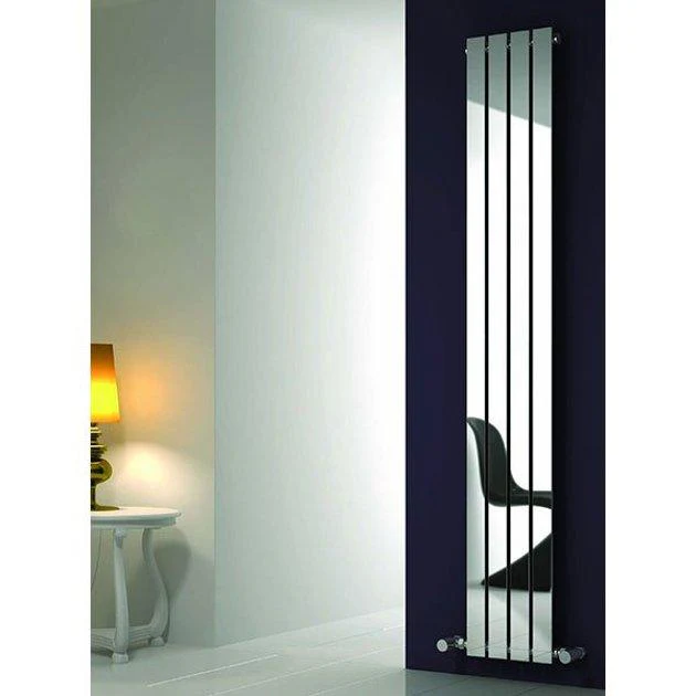 Reina Osimo Steel Designer Radiator 1800 x 430 - Chrome - Image 2