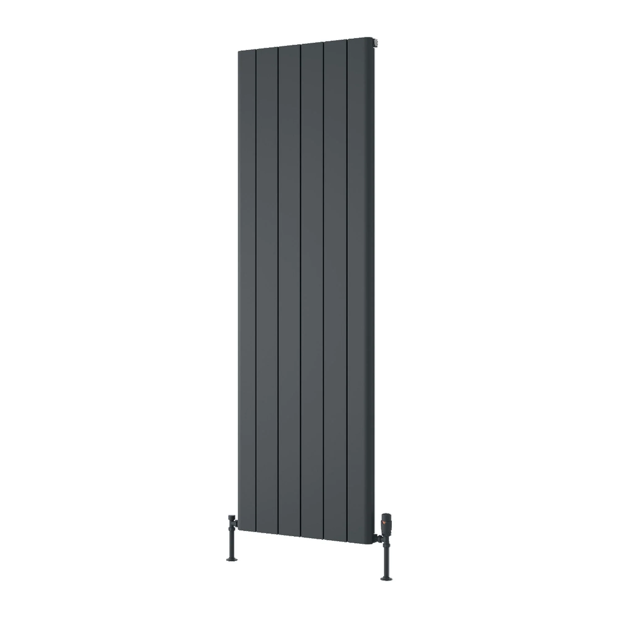 Reina Resia Vertical Aluminium Radiator - 1800 x 565mm - Anthracite